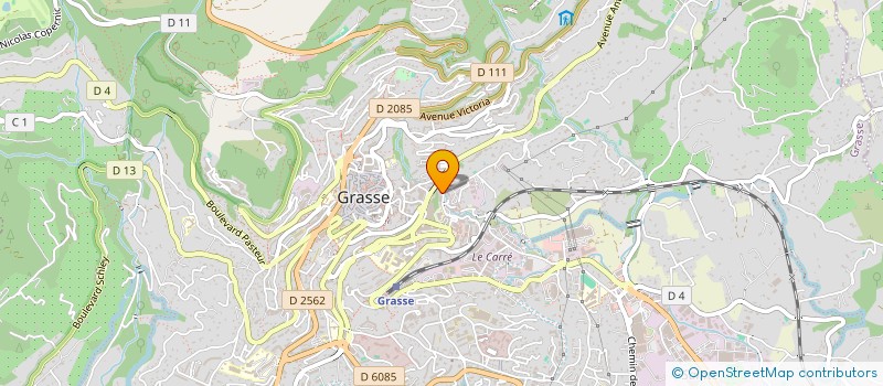 localisation de l'entreprise MONSIEUR JULIEN DUCROZ  GRASSE