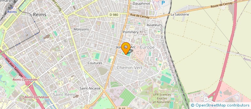 localisation de l'entreprise MONSIEUR JULIEN DUFOUR  REIMS