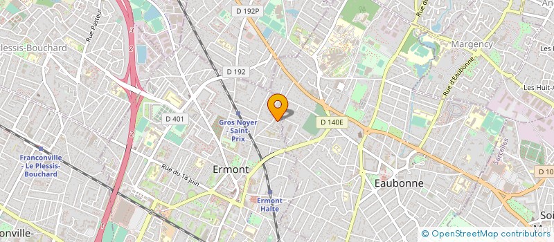 localisation de l'entreprise MONSIEUR JULIEN DUFOUR  ERMONT