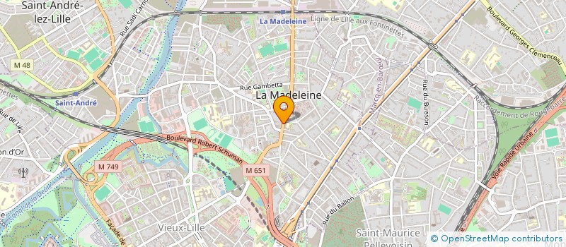 localisation de l'entreprise MONSIEUR JULIEN DUFOUR à LA MADELEINE