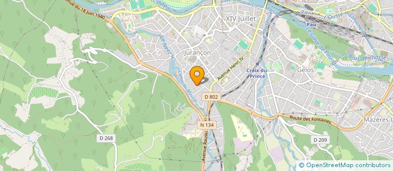 localisation de l'entreprise MONSIEUR JULIEN DUFOURCQ  JURANCON