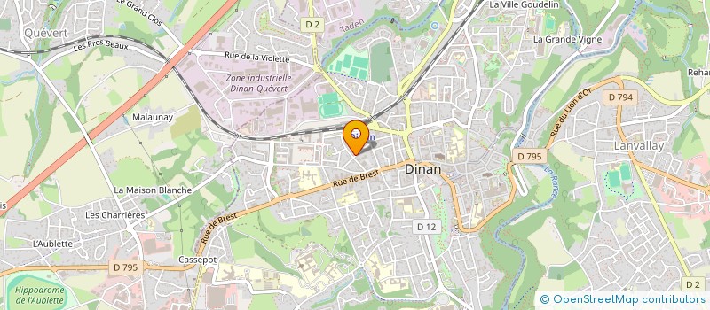 localisation de l'entreprise MONSIEUR JULIEN DUFROS  DINAN