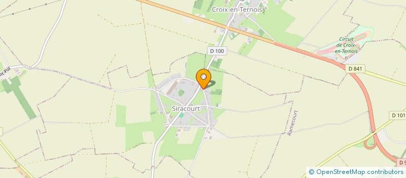 localisation de l'entreprise MONSIEUR JULIEN DUHAMEL  SIRACOURT