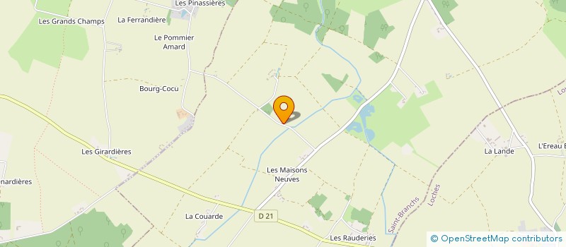 localisation de l'entreprise MONSIEUR JULIEN DUMAS à SAINT-BRANCHS