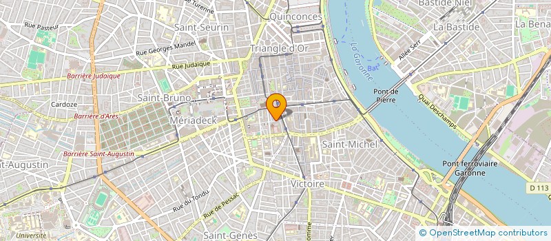 localisation de l'entreprise MONSIEUR JULIEN DUMAS  BORDEAUX