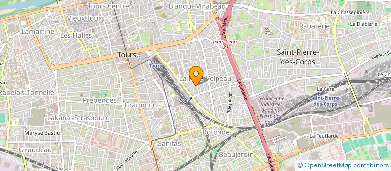 localisation de l'entreprise MONSIEUR JULIEN DUMAS  TOURS