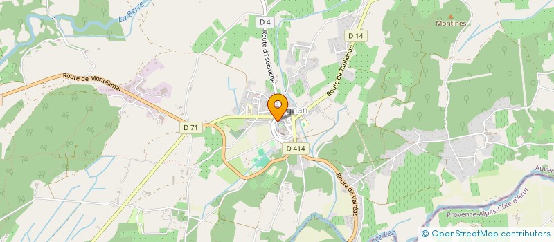 localisation de l'entreprise MONSIEUR JULIEN DUMESGES  GRIGNAN