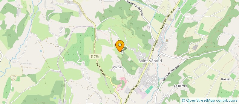 localisation de l'entreprise MONSIEUR JULIEN DUMONT  SAINT-VERAND