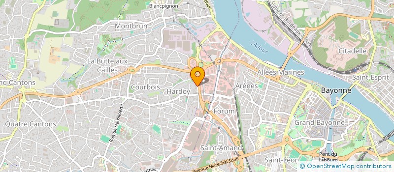 localisation de l'entreprise MONSIEUR JULIEN DUMONT  ANGLET