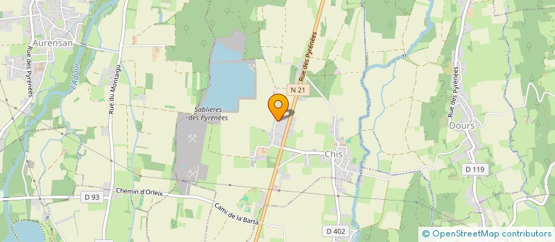 localisation de l'entreprise MONSIEUR JULIEN DUMORTIER  CHIS