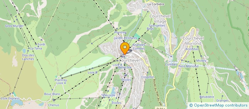 localisation de l'entreprise MONSIEUR JULIEN DUNAND à COURCHEVEL