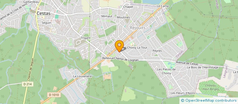 localisation de l'entreprise MONSIEUR JULIEN DUPAS  CESTAS