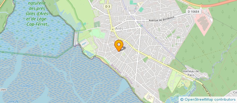 localisation de l'entreprise MONSIEUR JULIEN DUPE  ARES