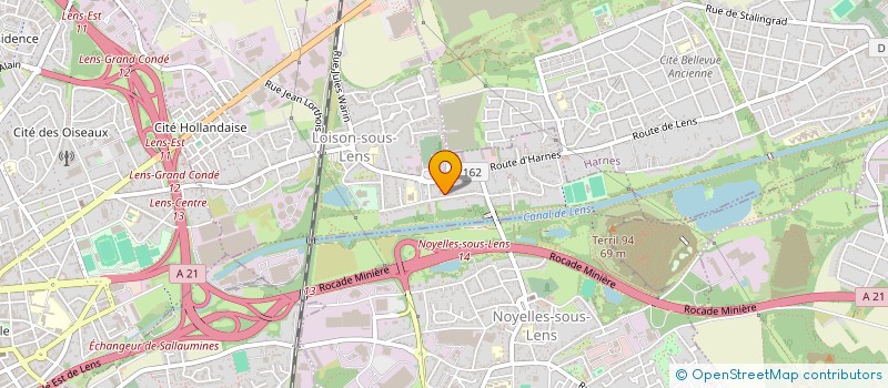 localisation de l'entreprise MONSIEUR JULIEN DUPIN  LOISON-SOUS-LENS