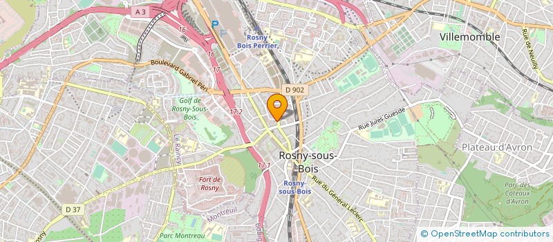 localisation de l'entreprise MONSIEUR JULIEN DUPLAT à ROSNY-SOUS-BOIS
