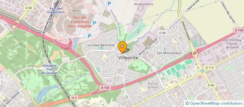 localisation de l'entreprise MONSIEUR JULIEN DUPONT  VILLEPINTE