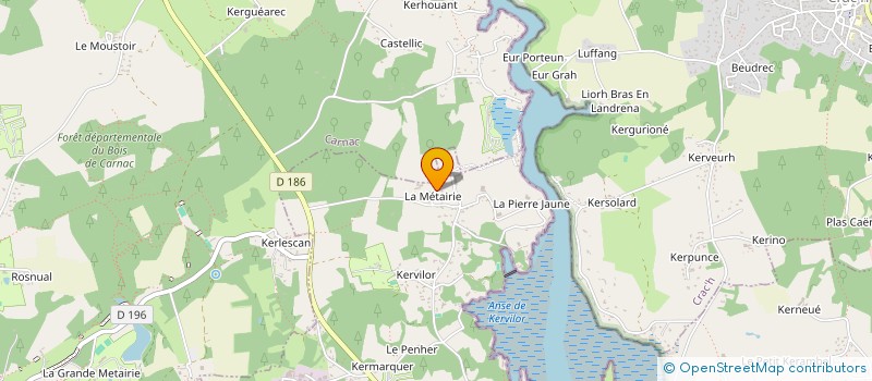 localisation de l'entreprise MONSIEUR JULIEN DUPONT  LA TRINITE-SUR-MER