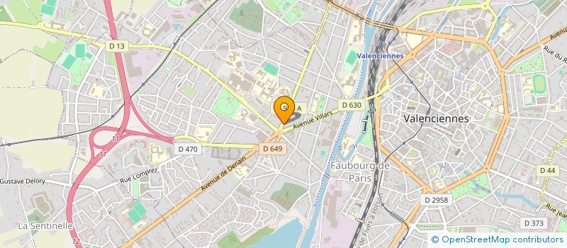 localisation de l'entreprise MONSIEUR JULIEN DUPONT  VALENCIENNES