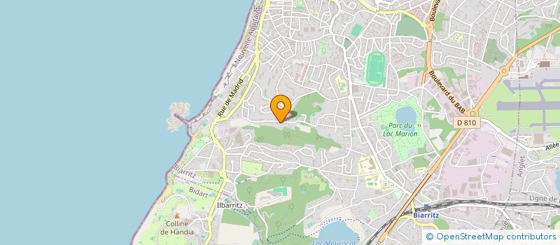 localisation de l'entreprise MONSIEUR JULIEN DUPONT à BIARRITZ