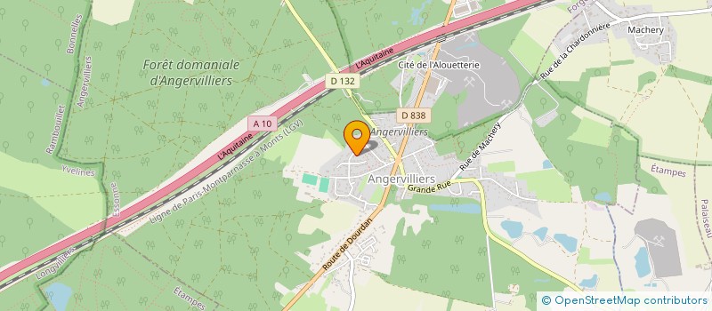 localisation de l'entreprise MONSIEUR JULIEN DUPONT  ANGERVILLIERS