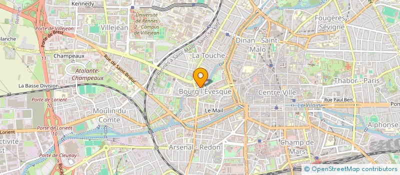 localisation de l'entreprise MONSIEUR JULIEN DUPORTE  RENNES