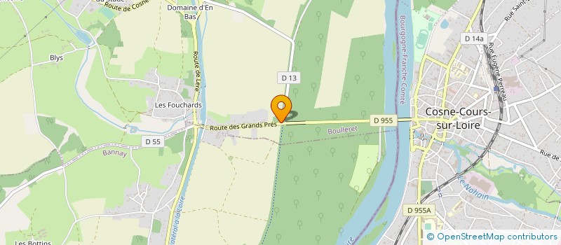 localisation de l'entreprise MONSIEUR JULIEN DUPRE  BOULLERET