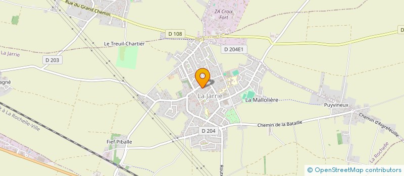 localisation de l'entreprise MONSIEUR JULIEN DUPUY  LA JARRIE