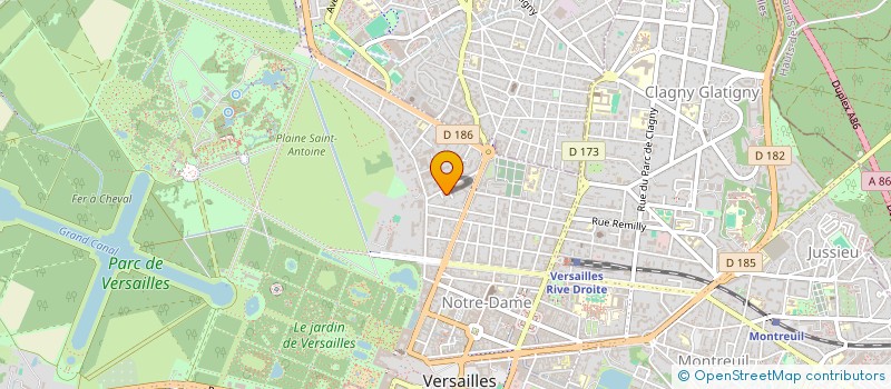localisation de l'entreprise MONSIEUR JULIEN DUQUENNE à VERSAILLES