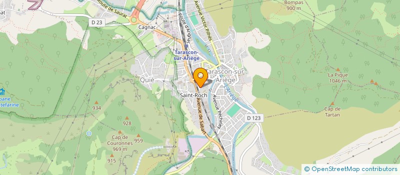 localisation de l'entreprise MONSIEUR JULIEN DURAND à TARASCON-SUR-ARIEGE