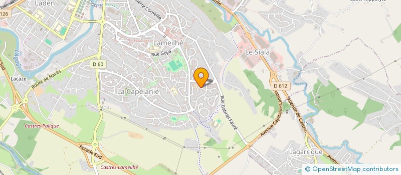 localisation de l'entreprise MONSIEUR JULIEN DURAND  CASTRES