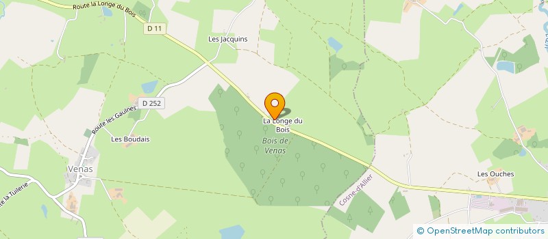 localisation de l'entreprise MONSIEUR JULIEN DURIN  VENAS