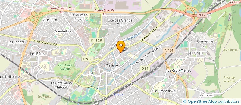 localisation de l'entreprise MONSIEUR JULIEN DURIS à DREUX