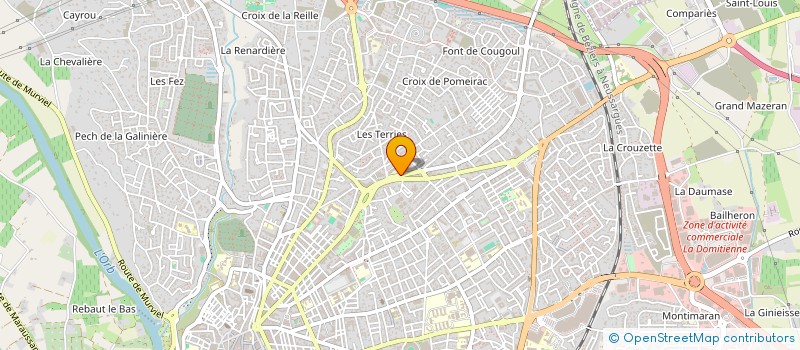 localisation de l'entreprise MONSIEUR JULIEN DUSSAIX à BEZIERS