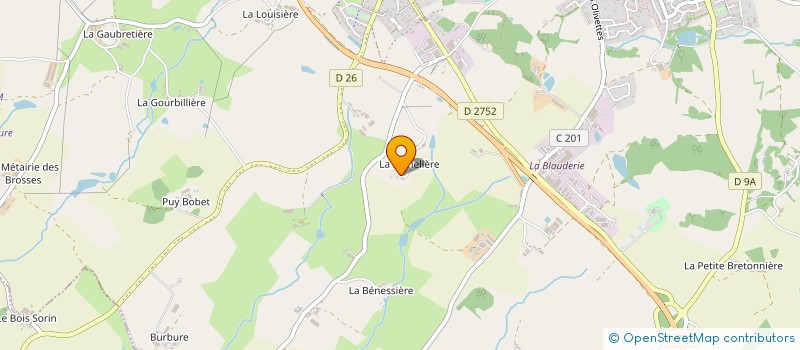 localisation de l'entreprise MONSIEUR JULIEN DUSSARD  SEVREMONT