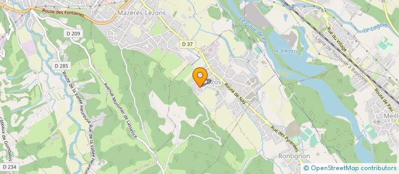 localisation de l'entreprise MONSIEUR JULIEN DUSSAU  UZOS