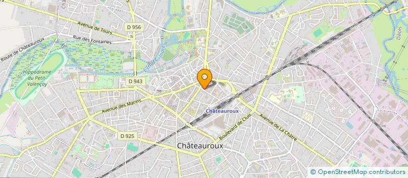 localisation de l'entreprise MONSIEUR JULIEN DUSSAULT à CHATEAUROUX