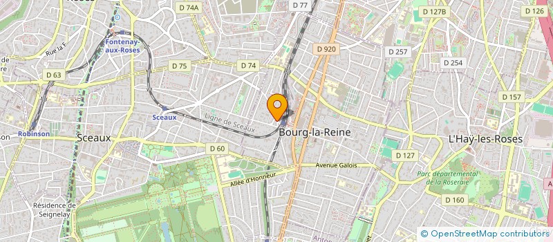 localisation de l'entreprise MONSIEUR JULIEN DUTERTRE à BOURG-LA-REINE