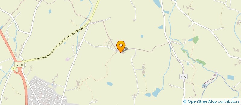 localisation de l'entreprise MONSIEUR JULIEN DUTHOIT  SAINT-LEGER-SOUS-CHOLET