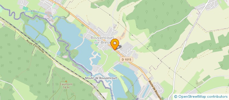 localisation de l'entreprise MONSIEUR JULIEN DUTKA  BOUVAINCOURT-SUR-BRESLE