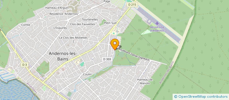 localisation de l'entreprise MONSIEUR JULIEN DUTOURLEAU à ANDERNOS-LES-BAINS