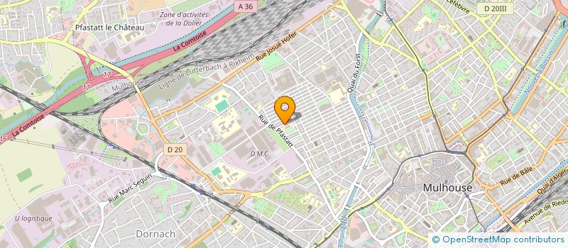 localisation de l'entreprise MONSIEUR JULIEN DUTRIEUX  MULHOUSE