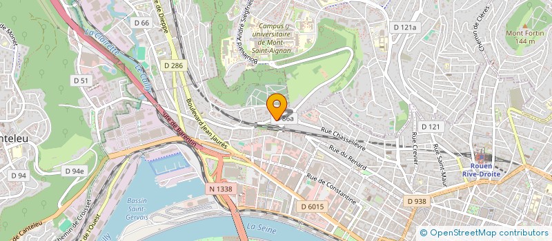 localisation de l'entreprise MONSIEUR JULIEN DUVAL à ROUEN