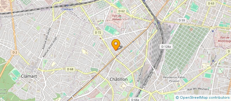 localisation de l'entreprise MONSIEUR JULIEN DYRSZKA à CHATILLON