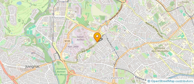 localisation de l'entreprise MONSIEUR JULIEN EBEL à MONTPELLIER
