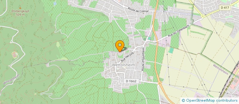 localisation de l'entreprise MONSIEUR JULIEN ECKERT  WETTOLSHEIM