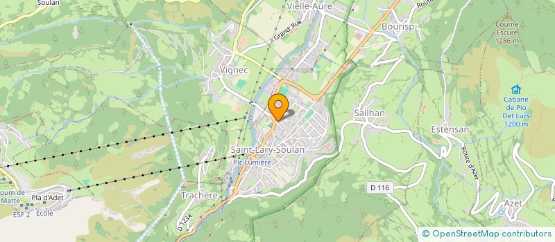 localisation de l'entreprise MONSIEUR JULIEN ELISSONDO  SAINT-LARY-SOULAN