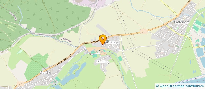 localisation de l'entreprise MONSIEUR JULIEN EMERAUX  CATTENOM