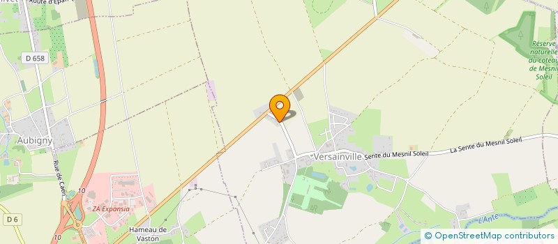 localisation de l'entreprise MONSIEUR JULIEN EMILE  VERSAINVILLE