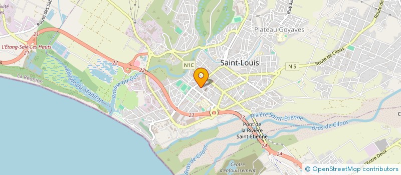 localisation de l'entreprise MONSIEUR JULIEN EMMANUEL LAYEMAR  SAINT-LOUIS