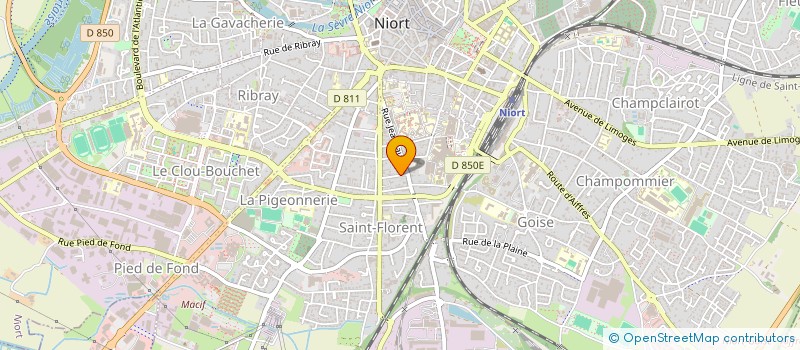 localisation de l'entreprise MONSIEUR JULIEN ENARD  NIORT